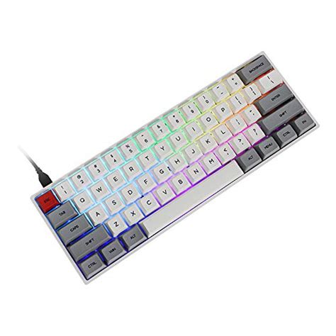 EPOMAKER GK61X 60 RGB Hot Swappable Mechanical Keyboard With Split Spacebar Type C Fully