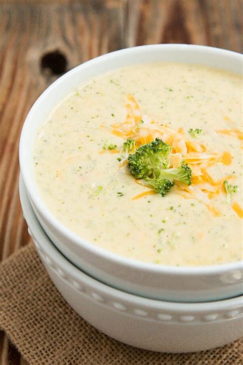 Broccoli Cheese Soup - Oh Sweet Basil