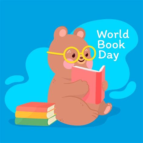 Premium Vector Flat World Book Day Illustration