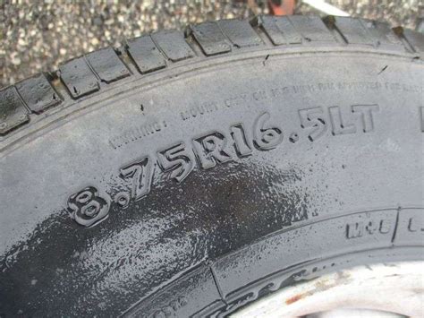 (4) Dodge 8-lug steel wheels, 16.5" with 8.75R 16.5LT tires load range ...