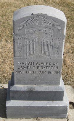 Sarah A Donley Pinkerton Find A Grave Memorial