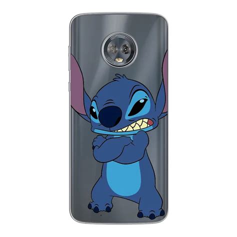 Ciciber Cute Cartoon Stitch For Motorola Moto G6 G5 G5s E5 E4 C Z2 Z3