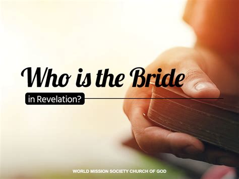 Who is the Bride of Christ in Revelation? - World Mission Society Church of God | Canada | WMSCOG