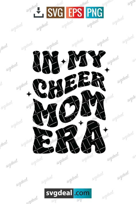 Free In My Cheer Mom Era Svg