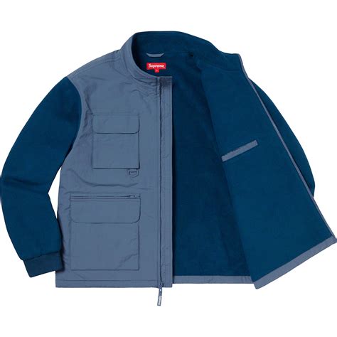 33％割引ブラウン系l格安 Supreme 19fw Upland Fleece Jacket ミリタリージャケット ジャケットアウター