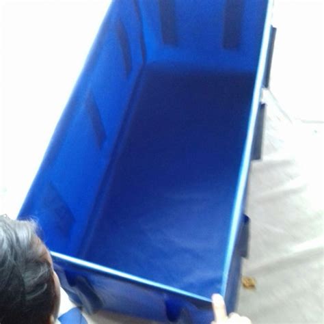 Jual Kolam Terpal Ukuran 2x1x50 Berselot Buat Paralon Bhn PVC Semi