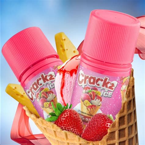 Jual Liquid Crackz Ice V Strawberry Cheese Ice Cream Ml Shopee