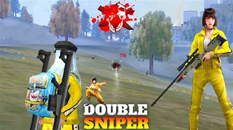 DOUBLE SNIPERS BR RANK PUSH SOLO VS SQUAD GARENA FREE FIRE BLUESTACKS 5