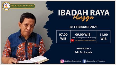 Ibadah Raya Live Streaming Minggu February Youtube