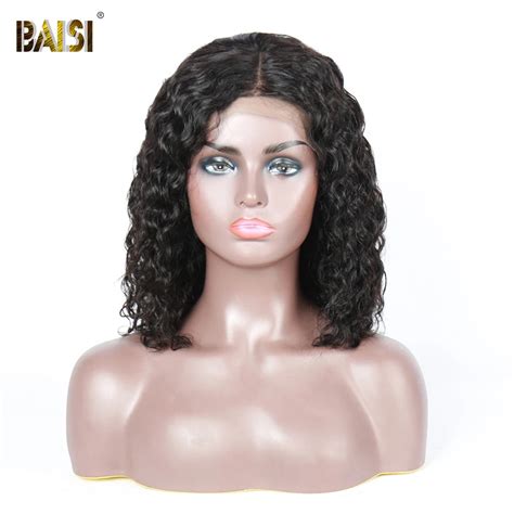 Baisi Hair 180 Density Water Wave Lace Front Wigs Bob Wig 13x6 With