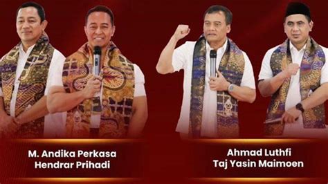 Survei Terbaru Pilgub Jateng Andika Perkasa Hendrar Prihadi Lebih