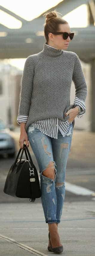 Image De Gris Abierto Outfit Con Sueter Gris Largo