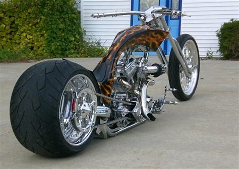 Tortoise Shell Flamed Chopper Totally Rad Choppers