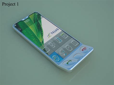 Telus Phone Design, Created by Luca Benedetti - Concept Phones