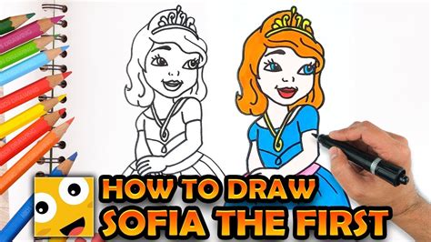 How To Draw Sofia The First Sofia The First Drawing Learn Colors