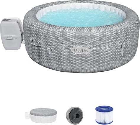 Amazon Bestway Saluspa St Moritz Large Round Airjet Person