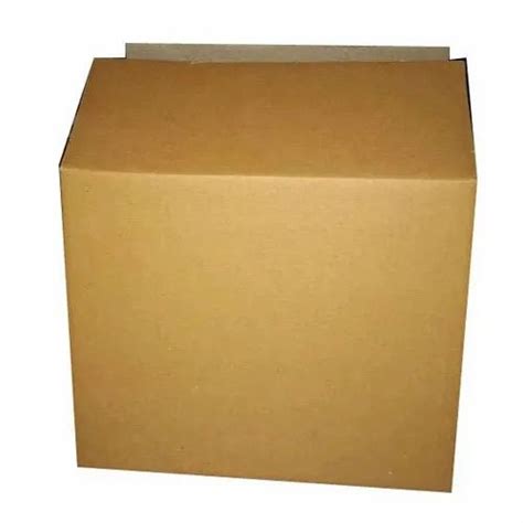 Rectangle Brown Plain Corrugated Boxes At Rs 8 Piece In New Delhi ID