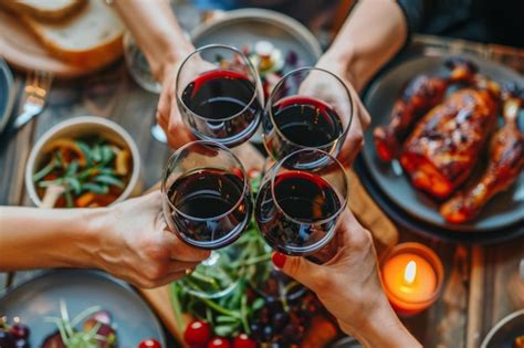 Premium Photo People Toasting With Wine Glasses Best Friends