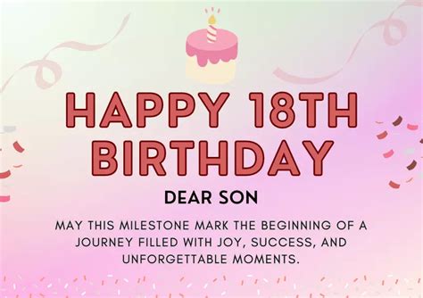 Best Happy Th Birthday Wishes For Son To Send