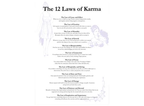 Laws Of Karma Poster Pdf Eastern Philosophy Png Cause Effect Words