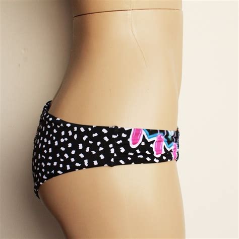 Bar III Swim Bar Iii Magic Touch Ikat Dot Cheeky Bikini Bottoms