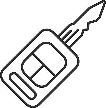 Flat Key Icon Illustrationa Simple Business Pictogram On A White ...