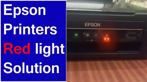 Epson All Light Blinking Solution Epson L L L L Red Light