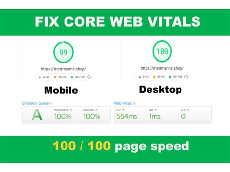 WP Speed Optimization Core Web Vitals Core Web Vital 100 Fixed