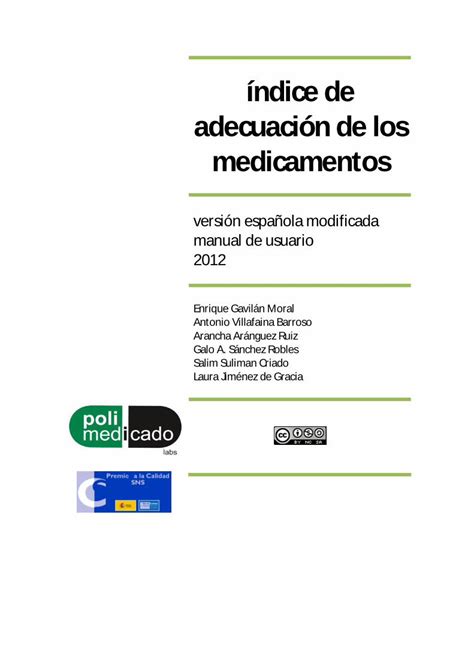 PDF índice de adecuación de los medicamentos DOKUMEN TIPS