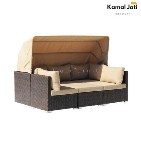 Kursi Sofa Rotan Sintetis Outdoor Sofa Rotan Sintetis Kursi Tamu Rotan