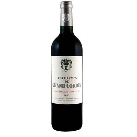 Les Charmes De Grand Courbin 2012 Saint Emilion Grand Cru Vin Rouge