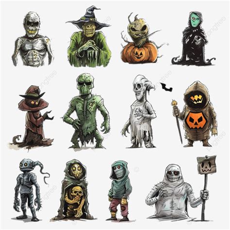 Halloween Characters Scary Monsters And Villains, Halloween, Holiday ...