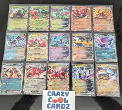 Lot Pokemon Complete Set Ex Cards Sv Temporal Forces Double Rare