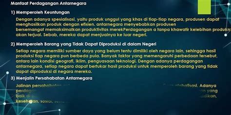 Jelaskan 3 Faktor Yang Mendorong Terjadinya Perdagangan Antar Negara