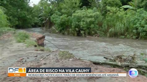 Vídeo Moradores Em áres De Risco Da Vila Cauhy Terão De Dexar Casas