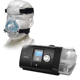 Kit CPAP Airsense S10 Elite Umidificador ResMed e Máscara Oronasal