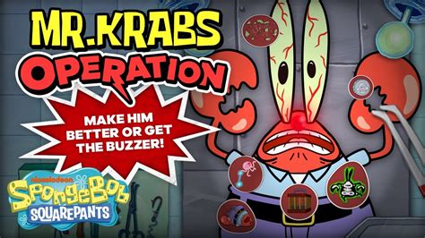 Operation Mr Krabs Every Time Mr Krabs Had A Body Part Removed