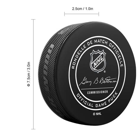 The Official Dimensions of an NHL Ice Hockey Puck - Monster Puck