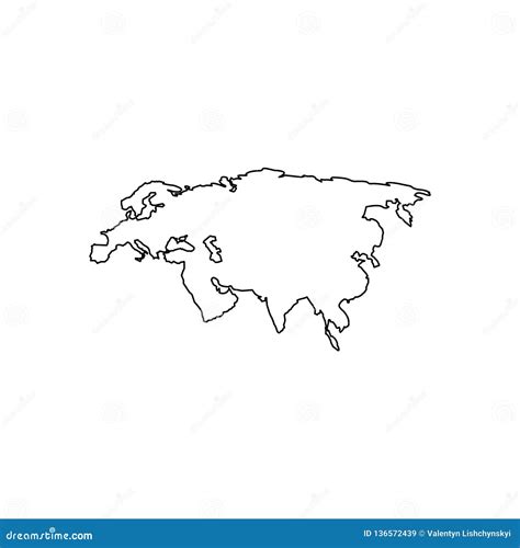 Northern Eurasia Blank Political Map - United States Map