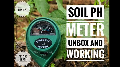 SOIL PH METER 3 WAY SOIL METER HOW TO TEST SOIL Ph UNBOXING