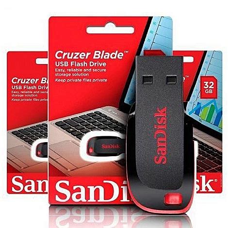 Sandisk Pen Drive Original USB 8GB 16GB 32GB 64GB Cruzer Lâmina 2 0