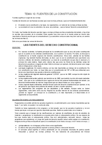 Tema Fuentes De La Constitucion Pdf