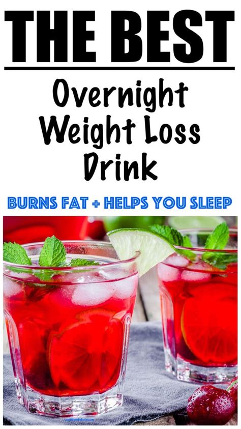 Low Calorie Overnight Weight Loss Drink Lose Weight By Eating