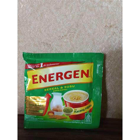 Jual Energen Sereal Dan Susu Rasa Kacang Hijau Sachet 30gr Shopee Indonesia