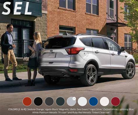 Ford Escape Paint Charts