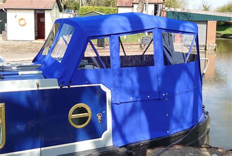 Narrowboat Cruiser Stern Hood Canvasman