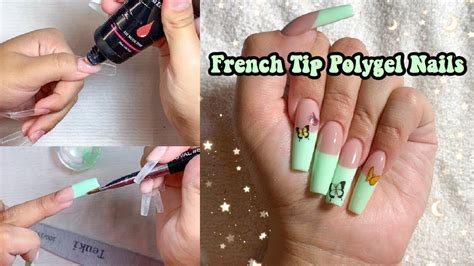 Diy French Polygel Set For Beginners Nail Tutorial Youtube