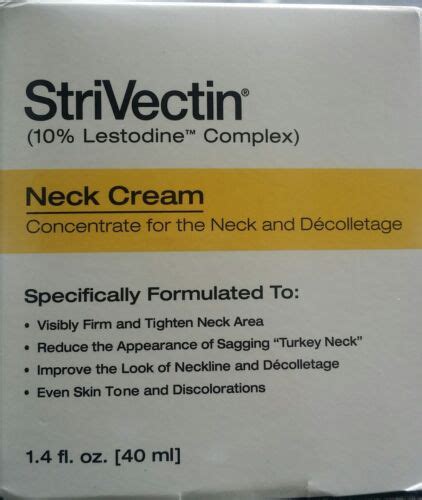 Strivectin Neck Cream Firm And Tighten 10 Lestodine 14oz Nib