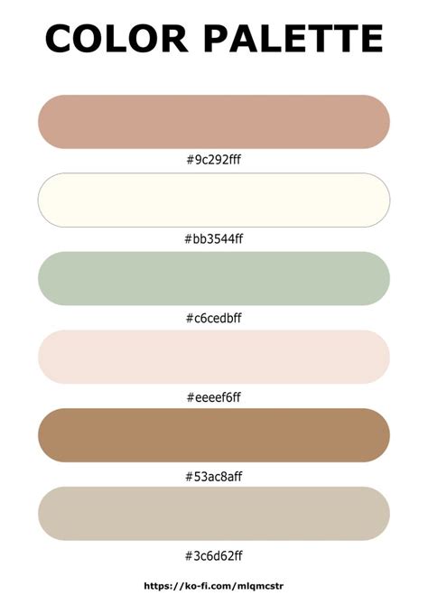 Aesthetic Color Palette Guide - Ielky16's Ko-fi Shop