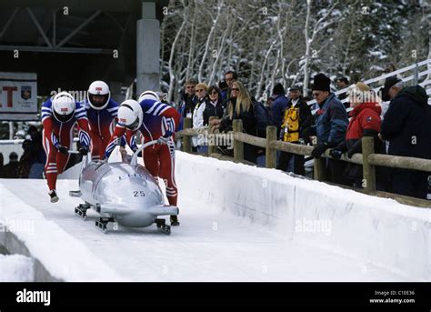 United States Utah Park City Bobsleigh Race At The Olympic Park